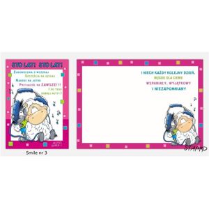 Stamp, Tampon encreur, Smile Carte B6 + Enveloppe Modèle n° 03 - Publicité Stamp, Tampon encreur, Smile Carte B6 + Enveloppe Modèle n° 03 - Publicité