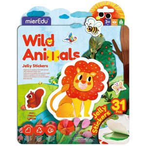mierEdu, Autocollants, - Jelly Stickers - Movable - Wild Animals (ME262) (31 Autocollants) - Publicité mierEdu, Autocollants, - Jelly Stickers - Movable - Wild Animals (ME262) (31 Autocollants) - Publicité