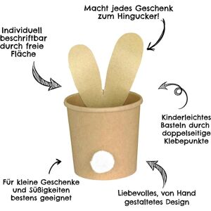 Papierdrachen Gobelet de Pâques avec oreilles - Publicité Papierdrachen Gobelet de Pâques avec oreilles - Publicité