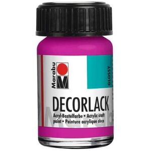 Marabu, Peinture loisirs créatifs, Vernis décoratif acrylique 15 ml magenta (15 ml) - Publicité Marabu, Peinture loisirs créatifs, Vernis décoratif acrylique 15 ml magenta (15 ml) - Publicité