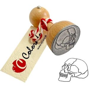 Colorado Denim, Tampon encreur, Gehirn-Schädel-Stempel - Publicité Colorado Denim, Tampon encreur, Gehirn-Schädel-Stempel - Publicité