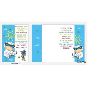 Stamp, Tampon encreur, Smile Carte B6 + Enveloppe Modèle n° 05 - Publicité Stamp, Tampon encreur, Smile Carte B6 + Enveloppe Modèle n° 05 - Publicité