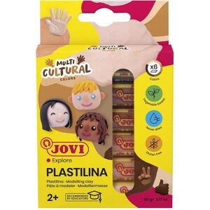Jovi Pâte à modeler PLASTILINA couleurs assorties, 6 couleurs 15,0 g chacune - Publicité Jovi Pâte à modeler PLASTILINA couleurs assorties, 6 couleurs 15,0 g chacune - Publicité