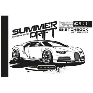 Fresh, Cahier + bloc-notes, Skizzenbuch 197x124/72K 120g TW-Karton Auto - Publicité Fresh, Cahier + bloc-notes, Skizzenbuch 197x124/72K 120g TW-Karton Auto - Publicité