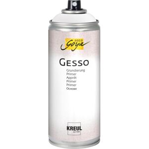 Kreul, Peinture loisirs créatifs, Apprêt acrylique SOLO Goya Gesso, blancá, 400 ml Aérosol (400 ml) - Publicité Kreul, Peinture loisirs créatifs, Apprêt acrylique SOLO Goya Gesso, blancá, 400 ml Aérosol (400 ml) - Publicité