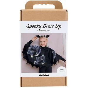 Default Craft Kit Spooky Costume - Bat cape and headband - black - black glitter (977883) - Publicité Default Craft Kit Spooky Costume - Bat cape and headband - black - black glitter (977883) - Publicité