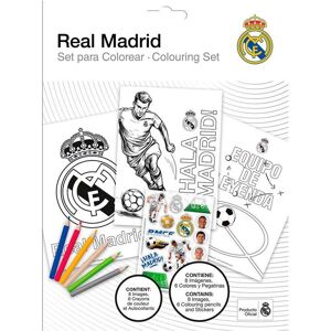 Kids Licensing, Autocollants, Real Madrid Sticker Colouring set - Publicité Kids Licensing, Autocollants, Real Madrid Sticker Colouring set - Publicité