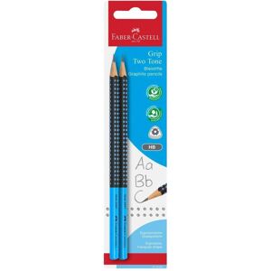 Faber-Castell, Crayon à papier + critérium, Grip (0.70 mm, B, 2x) - Publicité Faber-Castell, Crayon à papier + critérium, Grip (0.70 mm, B, 2x) - Publicité