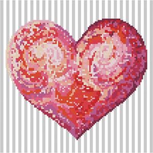Diamond Dotz Diamond Painting Herz - Publicité Diamond Dotz Diamond Painting Herz - Publicité