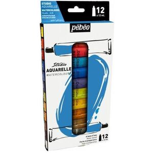 Pebeo, Peinture loisirs créatifs, aquarelle Fine Set 12 tubes (12 ml) - Publicité Pebeo, Peinture loisirs créatifs, aquarelle Fine Set 12 tubes (12 ml) - Publicité