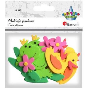 Titanum, Autocollants, 3D-Schaumaufkleber Enten, Frösche, Blumen 12 Stk (12 Autocollants) - Publicité Titanum, Autocollants, 3D-Schaumaufkleber Enten, Frösche, Blumen 12 Stk (12 Autocollants) - Publicité