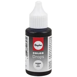 Rayher, Peinture loisirs créatifs, Color Drops Schwarz 25ml (25 ml) - Publicité Rayher, Peinture loisirs créatifs, Color Drops Schwarz 25ml (25 ml) - Publicité