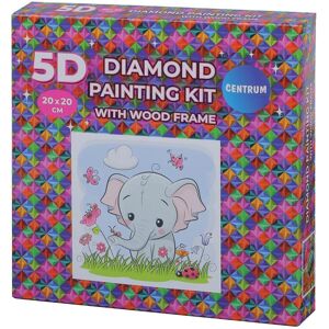 Panta Plast Mosaïque de diamants dans un cadre - Eléphant 20x20 89775 - Publicité Panta Plast Mosaïque de diamants dans un cadre - Eléphant 20x20 89775 - Publicité