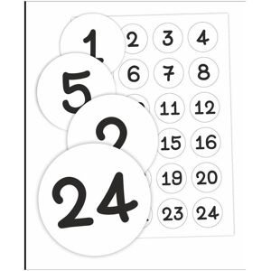 LearnHow, Autocollants, Schrankaufkleber - Zahlen 02 24 Stk. (24 Autocollants) - Publicité LearnHow, Autocollants, Schrankaufkleber - Zahlen 02 24 Stk. (24 Autocollants) - Publicité