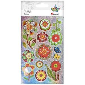 Titanum, Autocollants, 3D-Blumen-Folien- und Papieraufkleber, 14 Stück. (14 Autocollants) - Publicité Titanum, Autocollants, 3D-Blumen-Folien- und Papieraufkleber, 14 Stück. (14 Autocollants) - Publicité