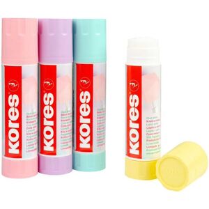 Kores, Bâton de colle, Bâton de colle "Pastel", 20 g, sans solvant - Publicité Kores, Bâton de colle, Bâton de colle "Pastel", 20 g, sans solvant - Publicité