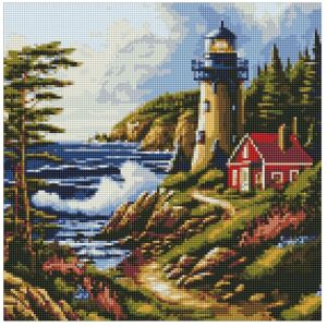 Ideyka Diamond Painting Meeresbrise 40 x 40 mit Rahmen - Publicité Ideyka Diamond Painting Meeresbrise 40 x 40 mit Rahmen - Publicité