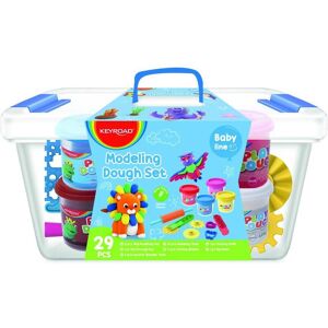 Keyroad pâte à modeler, 6x110g, 10 petits et 6 grands moules, 1 tige, 1 couteau, 3 molettes, boîte - Publicité Keyroad pâte à modeler, 6x110g, 10 petits et 6 grands moules, 1 tige, 1 couteau, 3 molettes, boîte - Publicité
