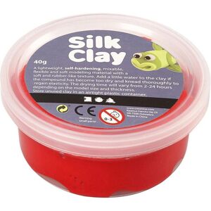 Silk Clay, Modelage, Rood, 40gr. Publicité Silk Clay, Modelage, Rood, 40gr. Publicité