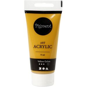 Creativ Company, Peinture loisirs créatifs, Pigment Art Acrylverf Ochre Geel, 75ml (75 ml) - Publicité Creativ Company, Peinture loisirs créatifs, Pigment Art Acrylverf Ochre Geel, 75ml (75 ml) - Publicité