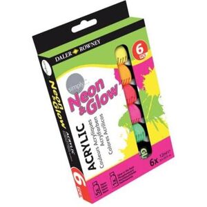 Daler-Rowney, Peinture loisirs créatifs, Kit de peinture acrylique 6PCS (12 ml) - Publicité Daler-Rowney, Peinture loisirs créatifs, Kit de peinture acrylique 6PCS (12 ml) - Publicité