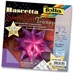 Folia, Tampon encreur, Dépliant étoile Bascetta, violet-transparent - Publicité Folia, Tampon encreur, Dépliant étoile Bascetta, violet-transparent - Publicité