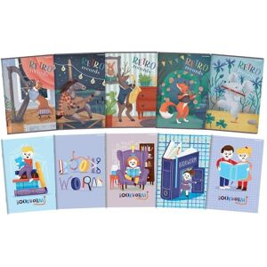 TOP, Cahier + bloc-notes, Notizbuch A5/32K Buch/Retro-Linie (10 Stück) (A5) - Publicité TOP, Cahier + bloc-notes, Notizbuch A5/32K Buch/Retro-Linie (10 Stück) (A5) - Publicité