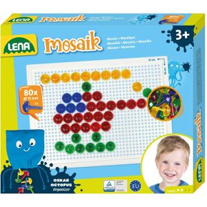 Lena 35622 - Jeu d'enfichage mosaïque, enfichage mosaïque avec 80 fiches transparentes, fiche mosaïque Ø - Publicité Lena 35622 - Jeu d'enfichage mosaïque, enfichage mosaïque avec 80 fiches transparentes, fiche mosaïque Ø - Publicité
