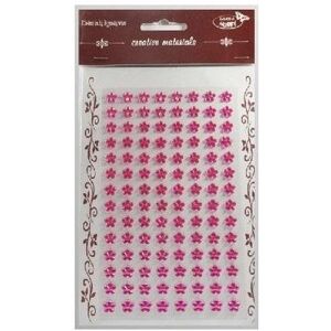 Mentor, Autocollants, Aufkleber mit Kristallen, rosa Blumen, 8 mm, 112 Stück (112 Autocollants) - Publicité Mentor, Autocollants, Aufkleber mit Kristallen, rosa Blumen, 8 mm, 112 Stück (112 Autocollants) - Publicité