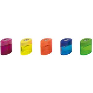 10x M+r, Taille-crayons, Aiguisoir de boîte double - plastique - Publicité 10x M+r, Taille-crayons, Aiguisoir de boîte double - plastique - Publicité