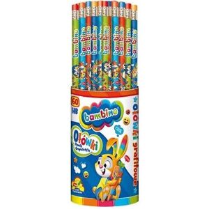 St. Majewski, Crayon à papier + critérium, Bleistifte mit Radiergummi (60 Stück) BAMBINO (2 mm, HB, 60x) - Publicité St. Majewski, Crayon à papier + critérium, Bleistifte mit Radiergummi (60 Stück) BAMBINO (2 mm, HB, 60x) - Publicité