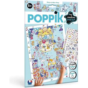 Poppik, Autocollants, Sticker Poster Créatif Fête (150 Autocollants) - Publicité Poppik, Autocollants, Sticker Poster Créatif Fête (150 Autocollants) - Publicité