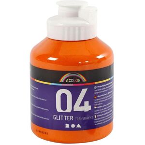 Creativ Company, Peinture loisirs créatifs, Peinture acrylique pailletée pour enfants - Orange, 500 ml (500 ml) - Publicité Creativ Company, Peinture loisirs créatifs, Peinture acrylique pailletée pour enfants - Orange, 500 ml (500 ml) - Publicité