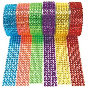 Ruban Colorations en plastique avec strass - Publicité Ruban Colorations en plastique avec strass - Publicité