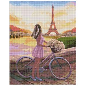 Ideyka Diamantmosaik - Romantik in Paris 40x50cm - Publicité Ideyka Diamantmosaik - Romantik in Paris 40x50cm - Publicité