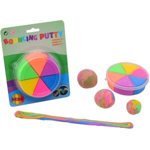 Johntoy Bouncing Putty 6 couleurs néon - Publicité Johntoy Bouncing Putty 6 couleurs néon - Publicité