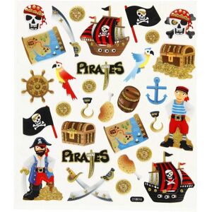 Creativ Company, Autocollants, Autocollants à motifs Pirate 1 feuille, multicolore (1 Autocollants) - Publicité Creativ Company, Autocollants, Autocollants à motifs Pirate 1 feuille, multicolore (1 Autocollants) - Publicité
