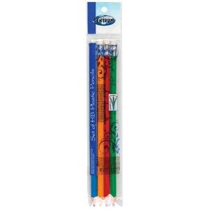 Centrum Crayon à papier + critérium, HB-Sechskantstift mit Radiergummi, 4-tlg. (HB, 4x) - Publicité Centrum Crayon à papier + critérium, HB-Sechskantstift mit Radiergummi, 4-tlg. (HB, 4x) - Publicité