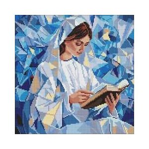 Ideyka Diamond Painting Lecture tranquille 40 x 40 avec cadre - Publicité Ideyka Diamond Painting Lecture tranquille 40 x 40 avec cadre - Publicité