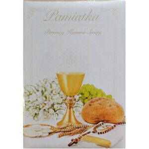 Panorama, Cahier + bloc-notes, Cahier de paillettes A5 Première Communion modèle n° 015 (A5) - Publicité Panorama, Cahier + bloc-notes, Cahier de paillettes A5 Première Communion modèle n° 015 (A5) - Publicité