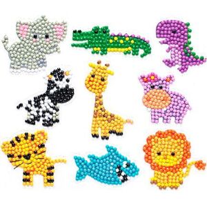 Pracht Diamond Painting Sticker Kit de bricolage "Animaux de zoo - Publicité Pracht Diamond Painting Sticker Kit de bricolage "Animaux de zoo - Publicité