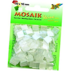 Folia Mosaiksteine TON IN TON MIX, 45g, 10x10mm - Publicité Folia Mosaiksteine TON IN TON MIX, 45g, 10x10mm - Publicité