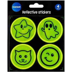 Centrum Autocollants, Refleks sticker saet, 4 stk. ø50mm. (4 Autocollants) - Publicité Centrum Autocollants, Refleks sticker saet, 4 stk. ø50mm. (4 Autocollants) - Publicité