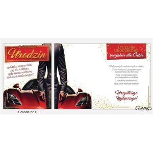 Stamp, Tampon encreur, Grande carte + enveloppe modèle n° 10 anniversaire - Publicité Stamp, Tampon encreur, Grande carte + enveloppe modèle n° 10 anniversaire - Publicité