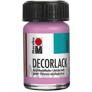 Marabu, Peinture loisirs créatifs, Laque acrylique "Decorlack", rose, 15 ml, en pot (15 ml) - Publicité Marabu, Peinture loisirs créatifs, Laque acrylique "Decorlack", rose, 15 ml, en pot (15 ml) - Publicité