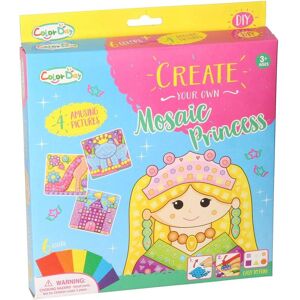 Color Day Fabriquer un kit de bricolage "Princesse mosaïque - Publicité Color Day Fabriquer un kit de bricolage "Princesse mosaïque - Publicité