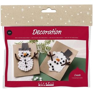 Creativ Company Kit de bricolage cartes de Noël avec bonhomme de neige - Publicité Creativ Company Kit de bricolage cartes de Noël avec bonhomme de neige - Publicité