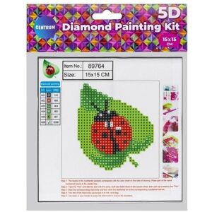 Norimpex Diamond Painting 15*15cm. Mariehøne - Publicité Norimpex Diamond Painting 15*15cm. Mariehøne - Publicité