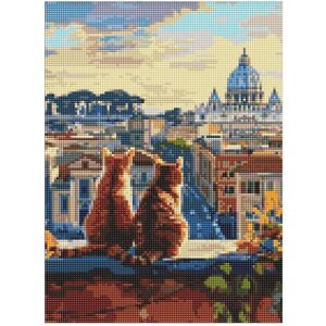 Ideyka Diamond Painting - Chats à Rome 30 x 40 cm - Publicité Ideyka Diamond Painting - Chats à Rome 30 x 40 cm - Publicité