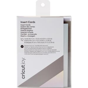 Cricut, Carte de vœux + papier à lettres, Carte blanche Joy (12 pcs) - Publicité Cricut, Carte de vœux + papier à lettres, Carte blanche Joy (12 pcs) - Publicité